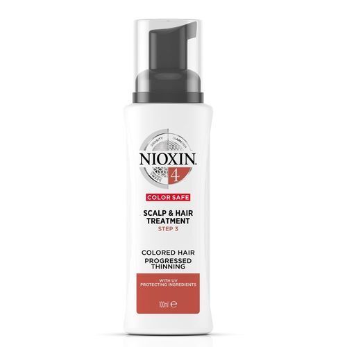 Nioxin System 4 Scalp Treatment 4 - Kúra pro jemné barvené výrazně řídnoucí vlasy 100 ml
