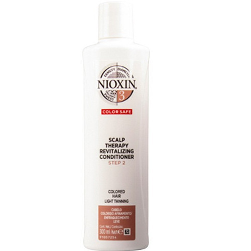 Nioxin System 3 Color Safe Scalp Therapy Revitalizing Conditioner 3D - Revitalizér pokožky pro jemné barvené mírně řídnoucí vlasy 300 ml