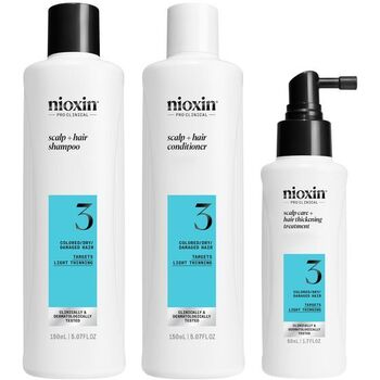System 3 Hair Care Set - Sada péče pro jemné barvené mírně řídnoucí vlasy