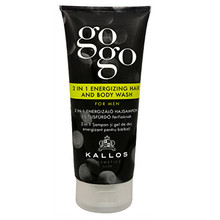 GoGo 2-In-1 Energizing Hair And Body Wash For Men - Posilující sprchový gel 2 v 1 pro muže 