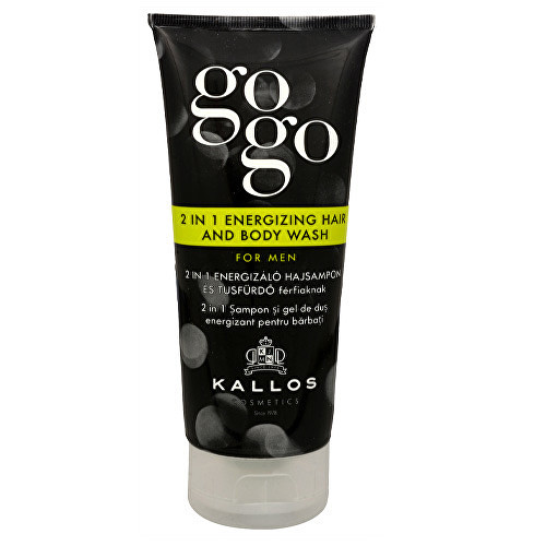 GoGo 2-In-1 Energizing Hair And Body Wash For Men - Posilňujúci sprchový gél 2 v 1 pre mužov