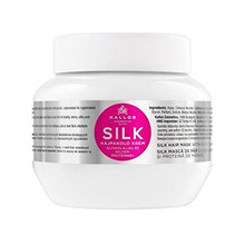 KJMN Silk Hair Mask with Olive Oil and Silk Protein - Hydratační maska na vlasy s olivovým olejem a hedvábným proteinem