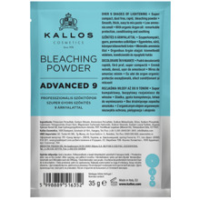 Kallos KJMN Advanced 9 Bleaching Powder - Melírovací prášek