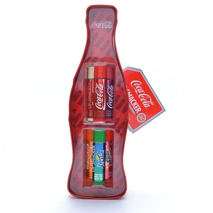 Lip Smaker Coca-Cola Vintage Bottle - Dárková sada 4 g