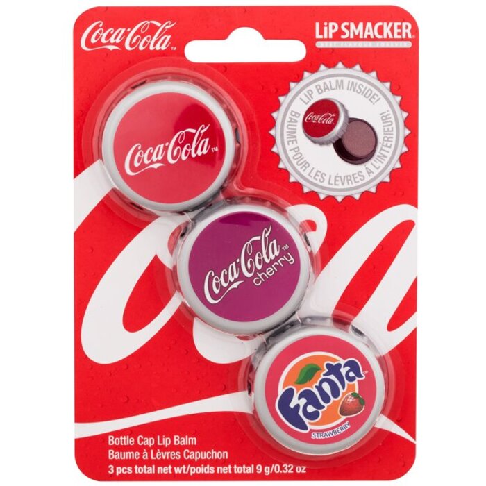 Coca-Cola Bottle Cap Lip Balm - Darčeková sada balzamov na pery
