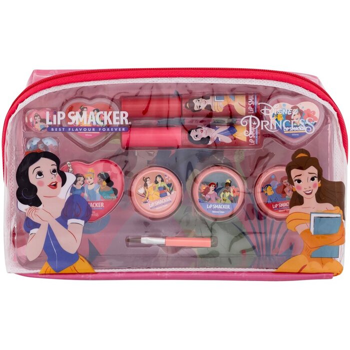 Lip Smaker Disney Princess Essential Make-up Bag - Dárková sada 2 ml