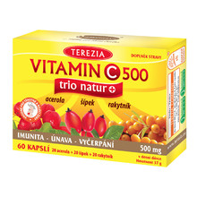 Vitamín C trio natur + 60 kapslí