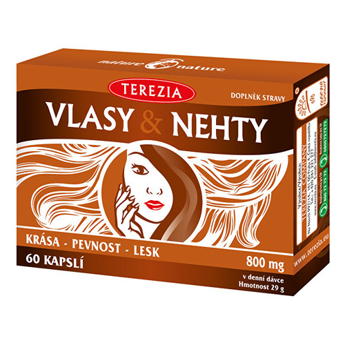 TEREZIA Vlasy & Nechty 60 kapslí