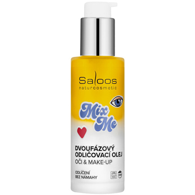 Dvoufázový odličovací olej na oči a make-up