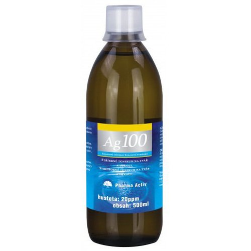 Koloidní stříbro Ag 100 (20ppm) 500 ml