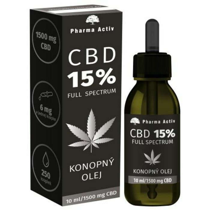 CBD 15% Full Spectrum konopný olej 10ml