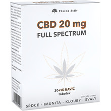 CBD 20 mg Full Spectrum 30+15 kapsúl