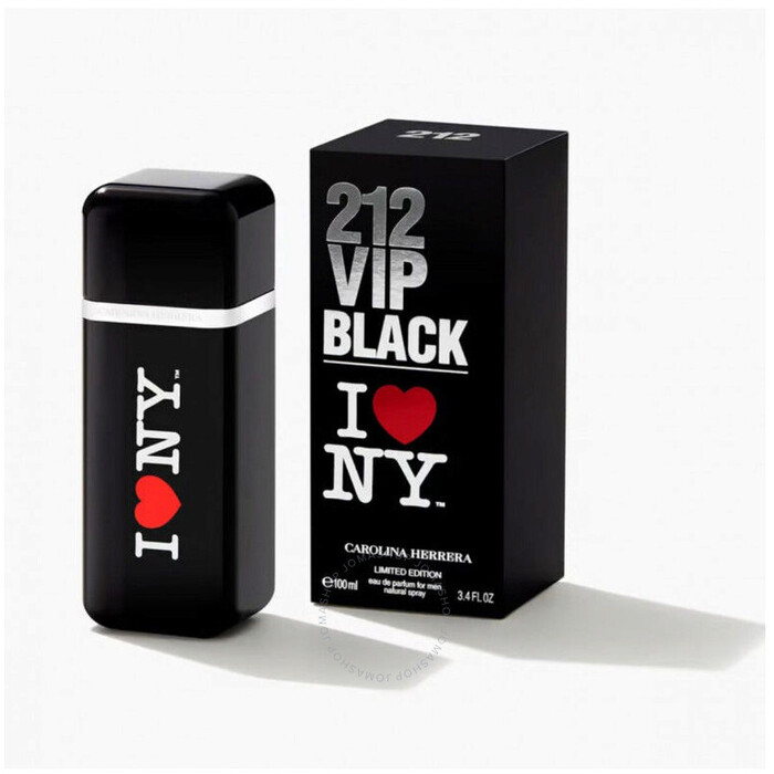 Carolina Herrera 212 VIP Black I Love NY Limited Edition pánská parfémovaná voda 100 ml