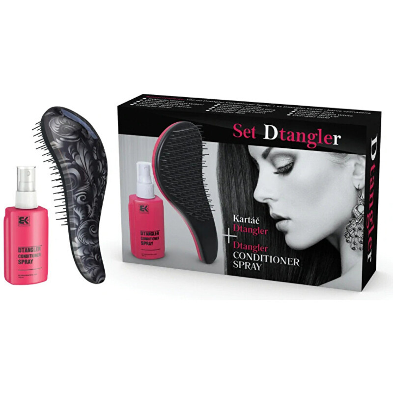 Conditioner Spray Set Black Flower - Dárková sada