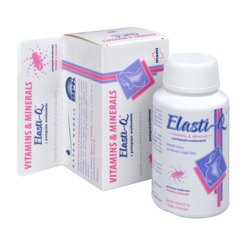 Elasti-Q Vitamins & Minerals s postupným uvoľňovaním 90 tbl.