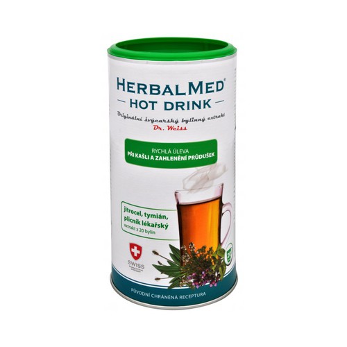 HerbalMed Hot Drink Dr. Weiss - krk a priedušky 180 g