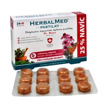 HerbalMed pastilky Dr. Weiss pre posilnenie imunity 24 pastiliek + 6 pastiliek ZADARMO