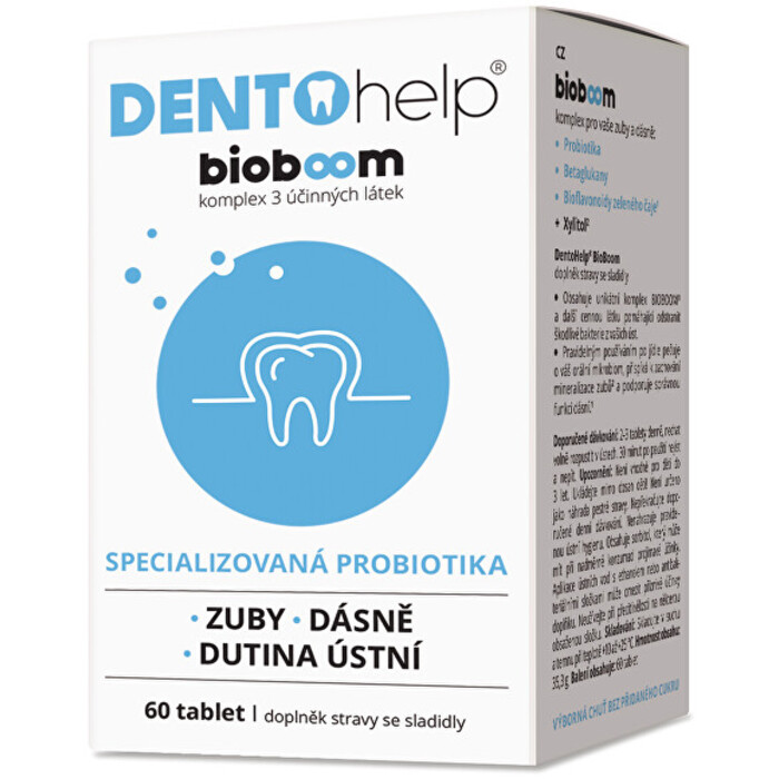 DentoHelp bioboom probiotika 60 tbl.