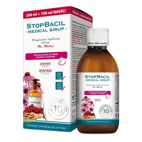 StopBacil Medical sirup Dr. Weiss 200 ml + 100 ml ZADARMO