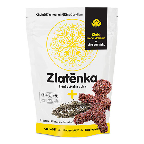 Zlatenka ľanová vláknina a chia 300 g