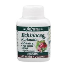 Echinacea 600 Forte + kurkumin + vitamín C + bez černý + zinek 60 tbl. + 7 tbl. ZDARMA