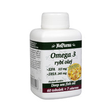Omega 3 Rybí olej Forte - EPA + DHA 60 tob. + 7 tob. ZDARMA