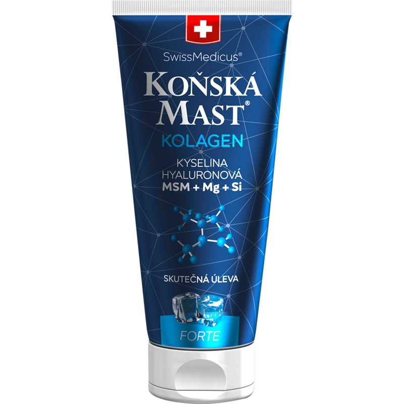 Konská masť s morským kolagénom forte chladivá 200 ml