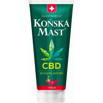 Koňská mast s CBD hřejivá 200 ml