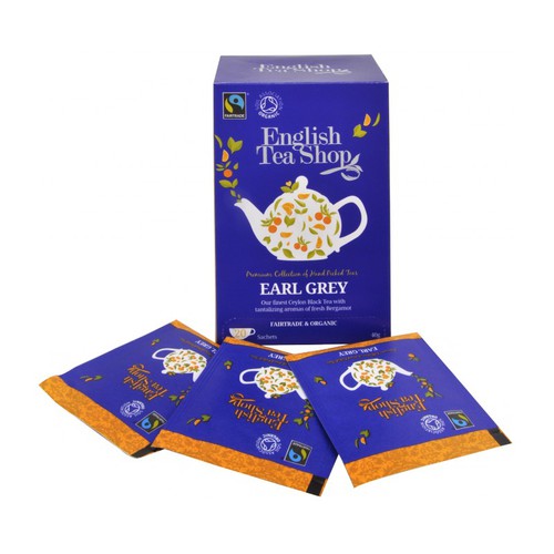Černý čaj Earl Grey s bergamotem 20 sáčků