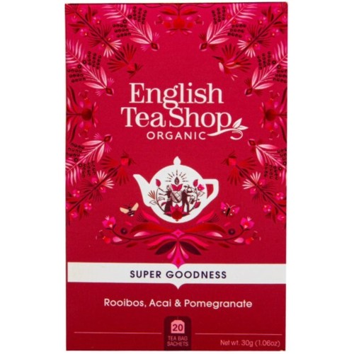 Rooibos, ovocie acai a granátové jablko BIO 20 vrecúšok