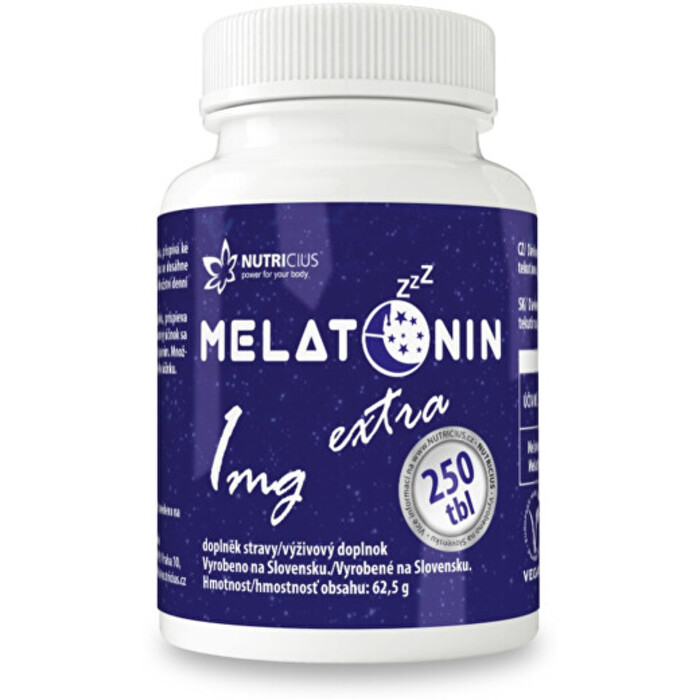 Melatonin extra 1 mg 250 tablet