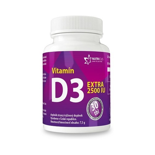 Vitamín D3 EXTRA 2500 IU 30 tablet