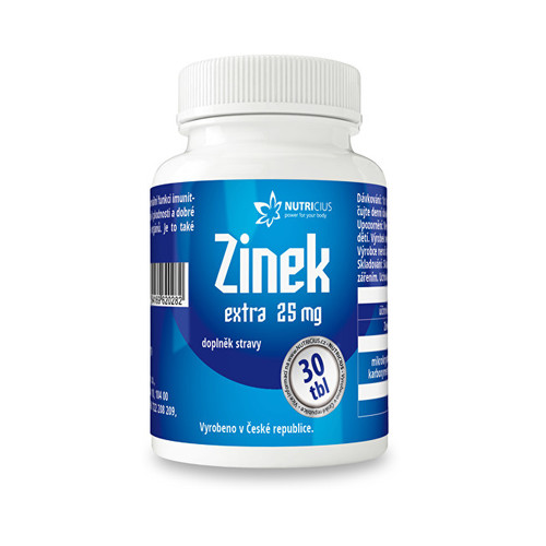 Zinek EXTRA 25 mg 30 tbl.