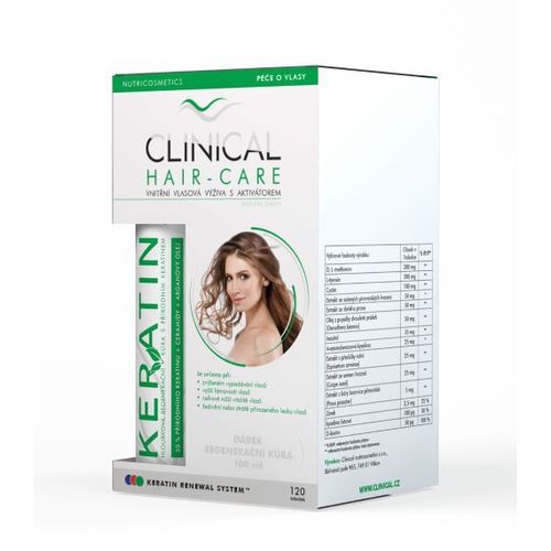 Clinical Hair-Care 120 toboliek + keratín 100 ml - kúra na 4 mesiace