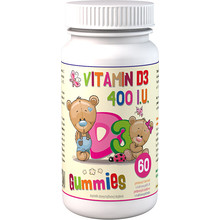 Vitamin D3 400 I.U. Gummies 60 pektinových bonbónů