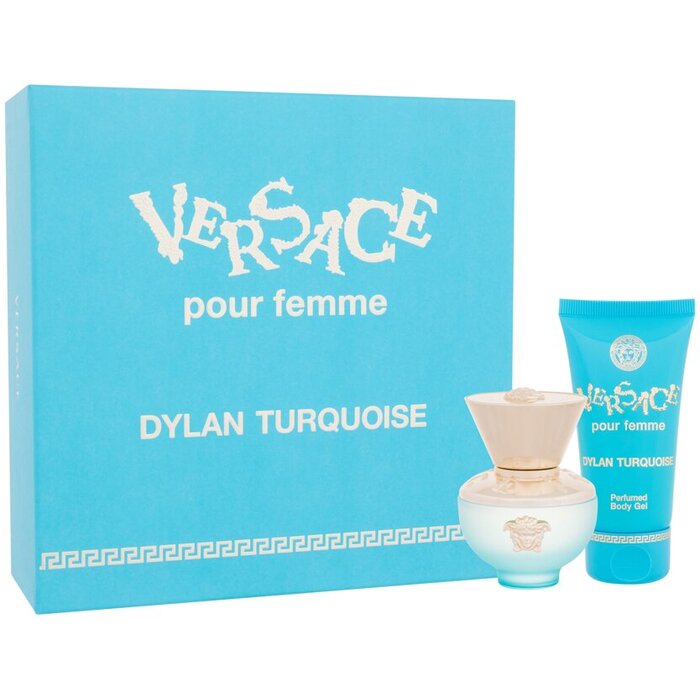 Versace Dylan Turquoise pour Femme Dárková sada dámská toaletní voda 30 ml a tělový gel 50 ml