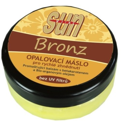 Telové maslo s bio arganovým olejom pre rýchle zhnednutie bez UV filtrov