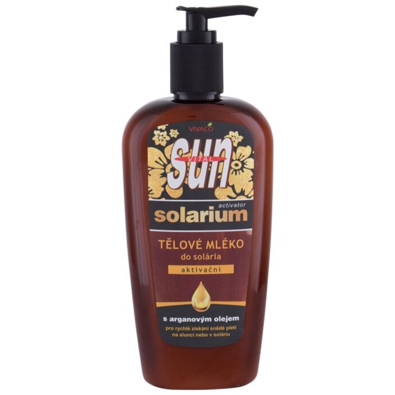 Sun Solarium Activator Milk - Aktivační mléko do solária na tělo i obličej
