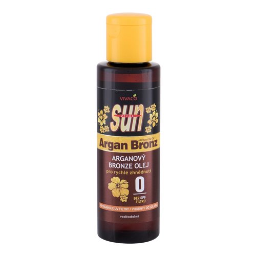 Sun Argan Bronz Oil - Arganový olej bez UV filtrů pro rychlé zhnědnutí