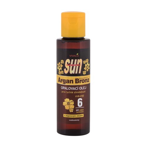 Sun Argan Bronz Suntan Oil SPF 6 - Opalovací přípravek na tělo
