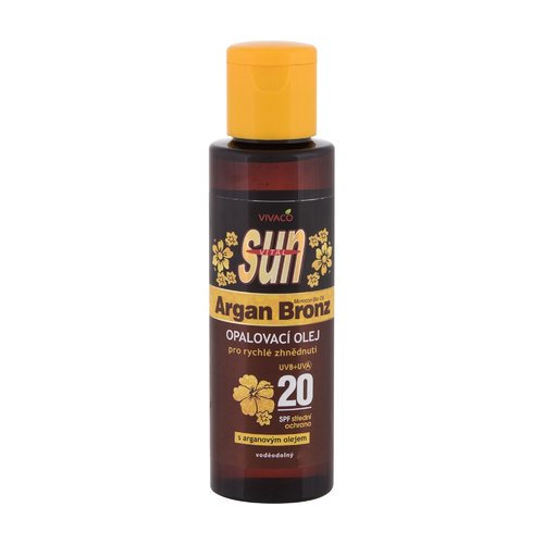 Sun Argan Bronz Suntan Oil SPF 20 - Opalovací přípravek na tělo