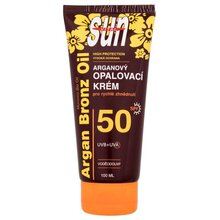 Sun Argan Bronz Oil Tanning Cream SPF50 - Vodeodolný opaľovací krém
