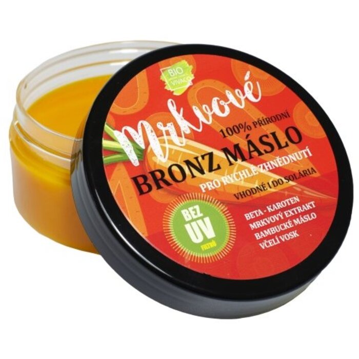 Vivaco Bio Carrot Bronz Butter - Mrkvové máslo s beta karotenem pro podporu opálení 150 ml