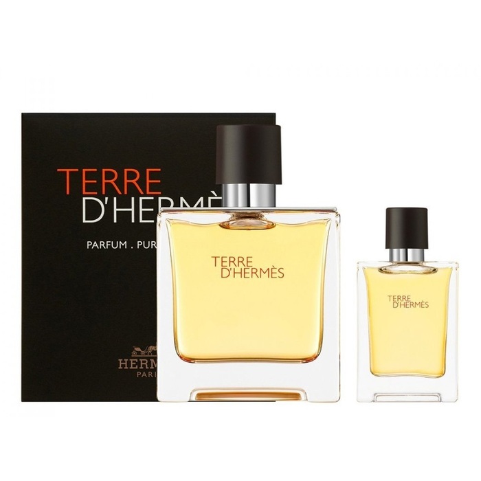 Hermes Terre D´Hermes Pure Parfume Dárková sada Parfém 75 ml a miniaturka 12,5 ml