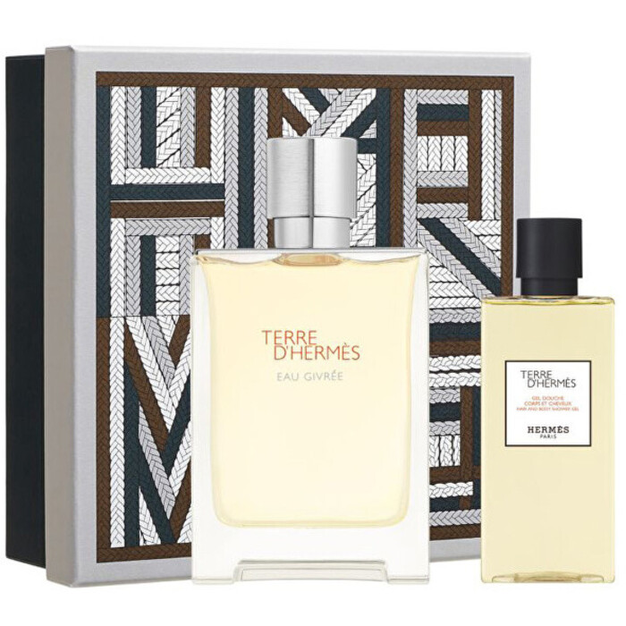 Hermes Terre d´Hermes Eau Givree Dárková sada pánská parfémovaná voda 100 ml a sprchový gel 80 ml