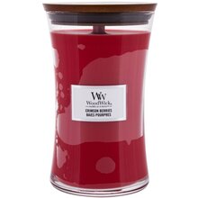 WoodWick Crimson Berries Váza ( křupavé plody ) - Vonná svíčka