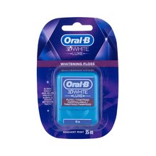 Oral B 3D White Luxe Whitening Floss - Zubní nit s mátovou příchutí