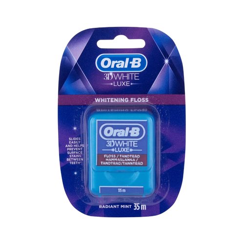 Oral B 3D White Luxe Whitening Floss - Zubná niť s mätovou príchuťou