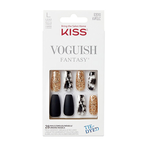 Kiss My Face Voguish Fantasy Nails New York Nails ( 28 ks ) - Nalepovacie nechty
