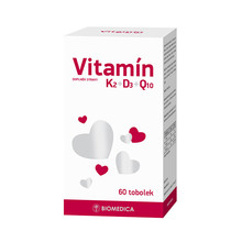 Vitamín K2 + D3 + Q10 60 tablet